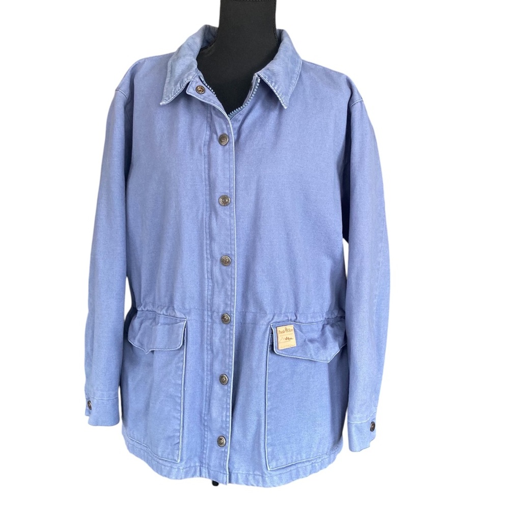 Chore Barn Coat USA Powder River Outfitters Panhandle Slim Canvas Jacket Size L